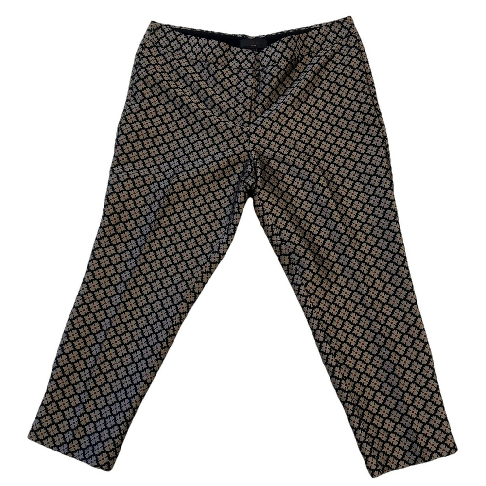 Talbots Black and Tan Patterned Pantsuit